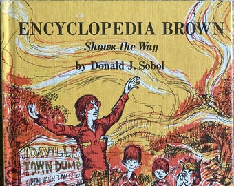 Encyclopedia Brown Shows the Way * Donald J Sobol * Leonard Shortall * Weekly Reader * 1972 * Vintage Kids Book