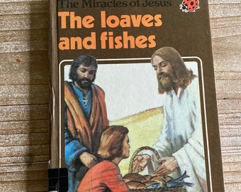 The Miracles of Jesus * The Loaves and Fishes * First Edition * Sylvia Mandeville * Roger Hall * Ladybird Books Ltd * Vintage Kids Book