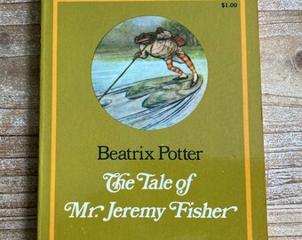 The Tale of Mr Jeremy Fisher * Beatrix Potter * Dover Publications * 1974 * Vintage Kids Book