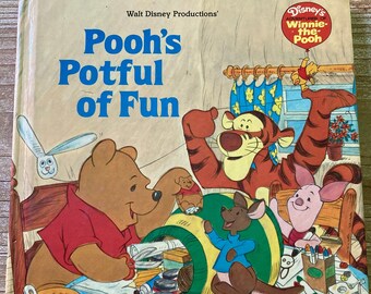 Pooh’s Potful of Fun * Western Publishing * 1980 * Vintage Kids Book