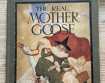The Real Mother Goose * Rand McNally * 1930 * Vintage Kids Book