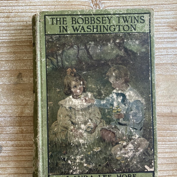 The Bobbsey Twins in Washington * Laura Lee Hope * Grosset & Dunlap * 1910 * Vintage Kids Book