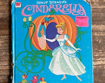 Walt Disney’s Cinderella * Western Publishing * 1972 * Vintage Kids Book