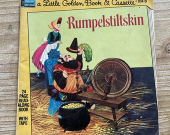 Rumpelstiltskin * A Little Golden Book * The Brothers Grimm * William J Ducan * Western Publishing * 1962 * Vintage Kids Book