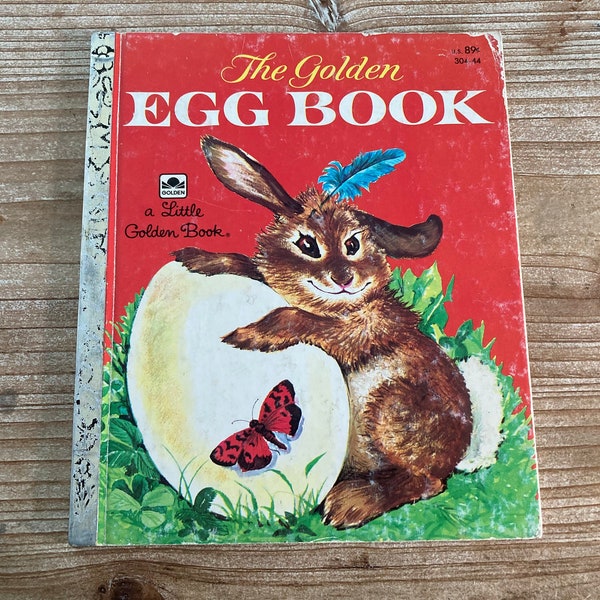 The Golden Egg Book * Ein kleines goldenes Buch * Margaret Wise Brown * Lilian Obligado * Western PUbling * 1962 * Vintage Kinderbuch