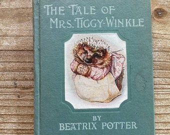 The Tale of Mrs Tiggy-Winkle * Beatrix Potter * Frederick Warne & Co * 1905 * Vintage Kids Book