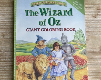 The Wizard of Oz Giant Coloring Book * Treasury of Illustrated Classics * Modern Publishing * 2005 * Vintage Kids Book