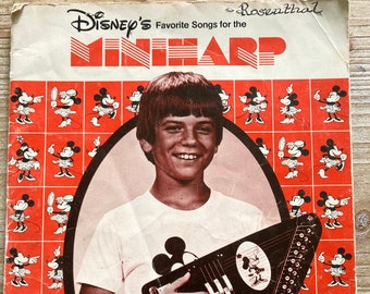 Disney’s Favorite Songs for the Miniharp * Hal Leonard Publishing Corporation * 1977 * Vintage Music Book
