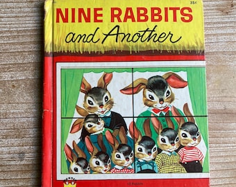 Nine Rabbits and Another * Miriam Clark Potter * Rachel Taft Dixon * Wonder Books * 1957 * Vintage Kids Book