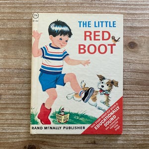 The Little Red Book, A Rand McNally Start Right Elf Book, Ruth Dixon, Dorothy Grider, Rand McNally, 1966, Vintage Kids Book