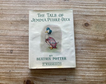 The Tale of Jemima Puddle-Duck * Beatrix Potter * Frederick Warne & Co * non daté * livre pour enfants vintage