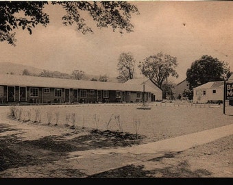 Baker's Motel * Sylvania, Pennsylvania * Route 6 * Vintage Postcard