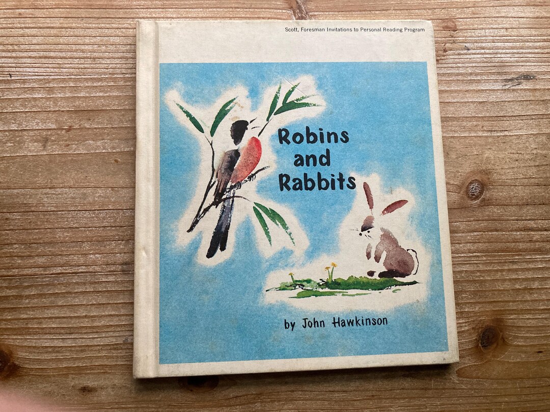 John Chewa Rabbit Robins and Rabbits, John Hawkinson, Albert Whitman and Company, 1960 ...