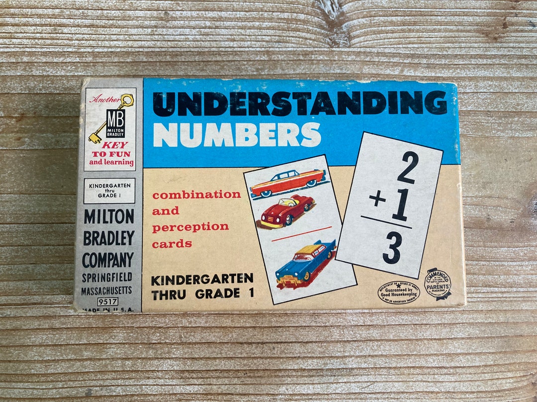 Understanding Numbers, Addition, Subtraction, Flash Cards, Milton ...