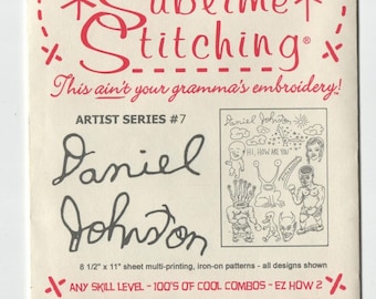 Sublime Stitching Embroidery Pattern: Daniel Johnston