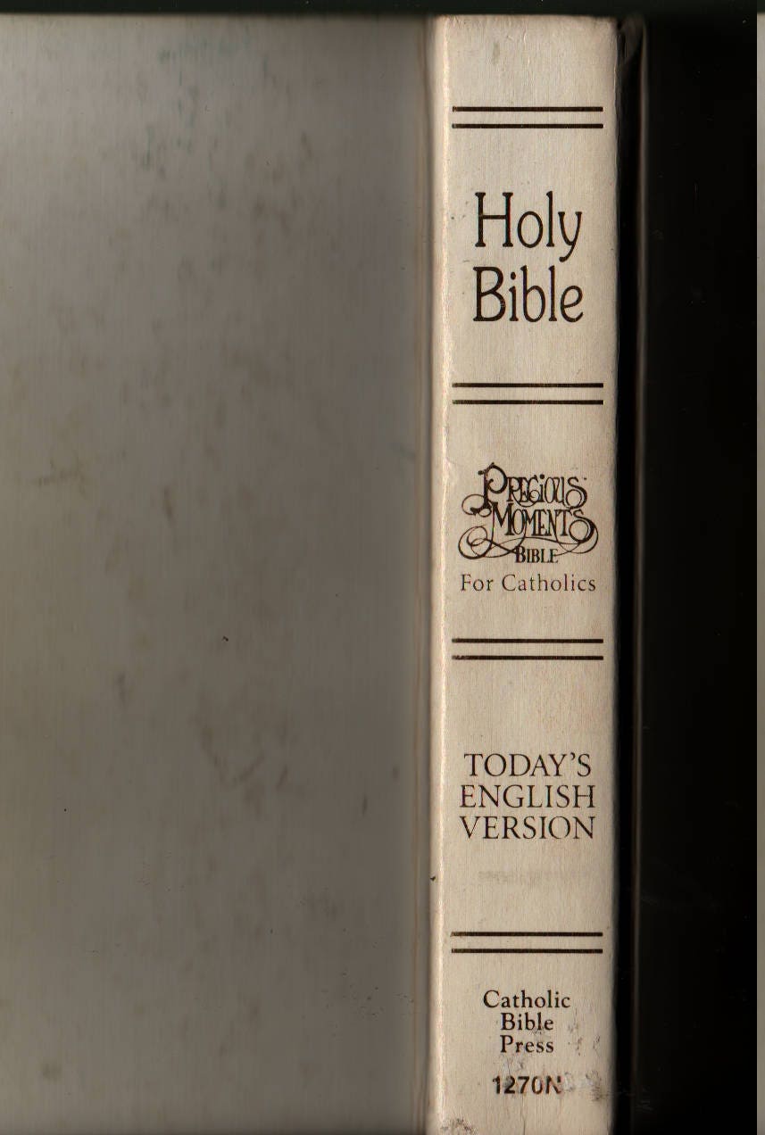 Precious Moments Bible for Catholics * 1993 * Vintage Religious Book