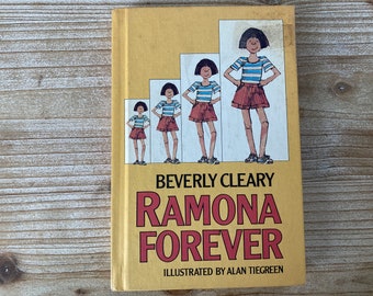 Ramona Forever * Beverly Cleary * Alan Tiegreen * Weekly Reader * 1984 * Vintage Kids Book
