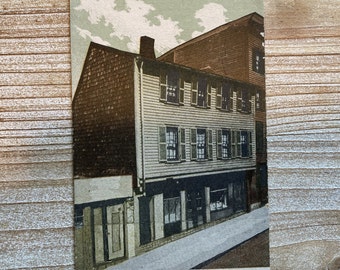 Birthplace of Paul Revere * Boston * Massachusetts * Antique Postcard