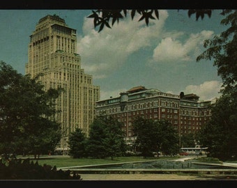 The Chase Park Plaza – St. Louis, Missouri – Vintage Bursheen Postcard