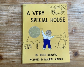 A Very Special House * Ruth Krauss * Maurice Sendak * Harper & Row * 1990 * Vintage Kids Book