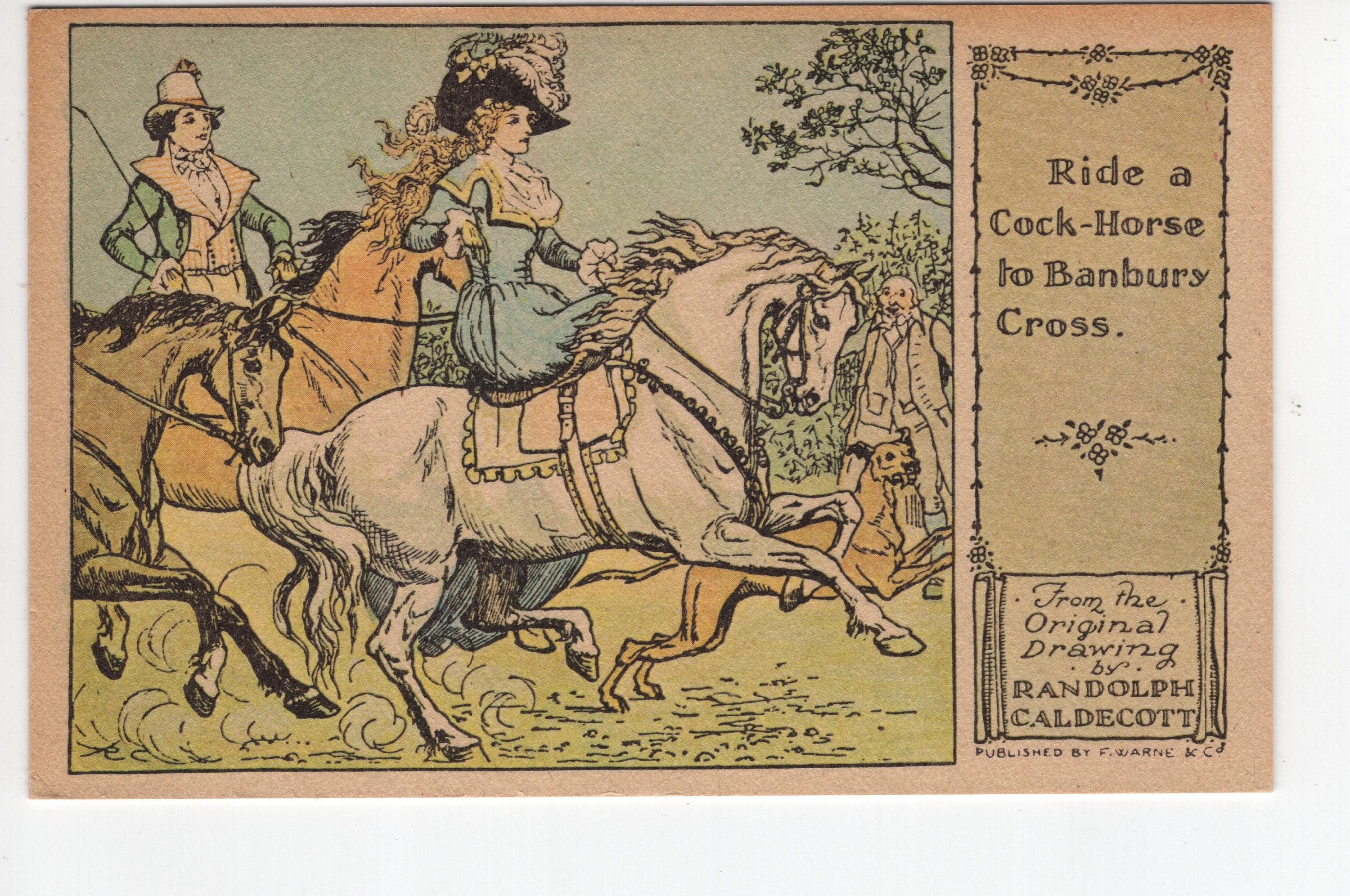 Ride A CockHorse to Banbury Cross Randolph Caldecott Etsy