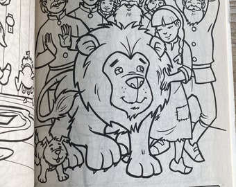 [VINTAGE/RARE] The Wizard Of Oz Giant Coloring Book