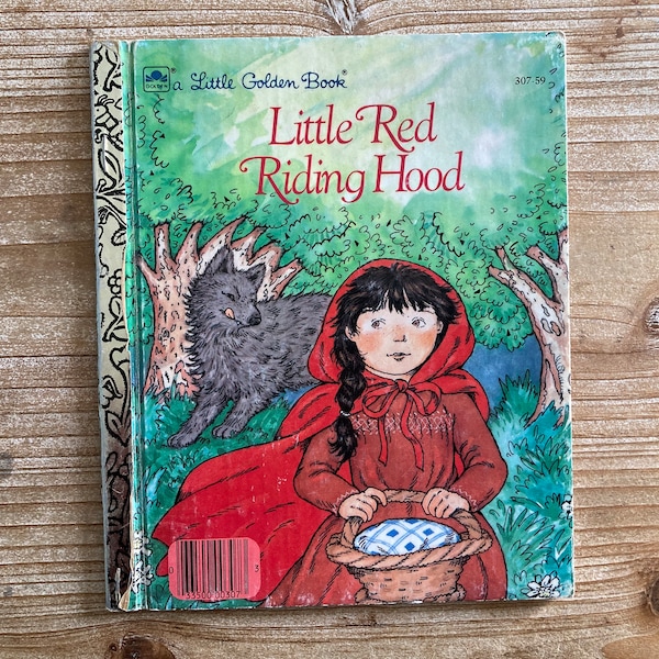 Little Red Riding Hood * A Little Golden Book * Rebecca Heller * Marsha Winborn * Western Publishing * 1990 * Vintage Kids Book