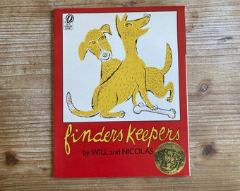 Finders Keepers * Golden Book Club Edition * Will and Nicolas * Harcourt, Brace Jovanovich * 1979 * Vintage Kids Book