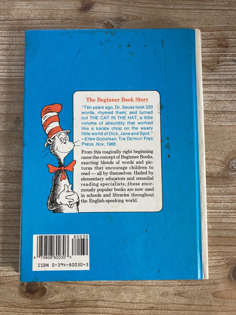 Dr Seuss's ABC Random House 1963 Vintage Kids Book - Etsy