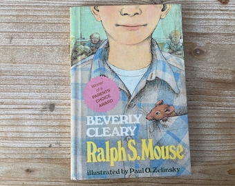 Ralph S Mouse * Beverly Cleary * Paul O Zelinsky * Weekly Reader * 1982 * Vintage Kids Book
