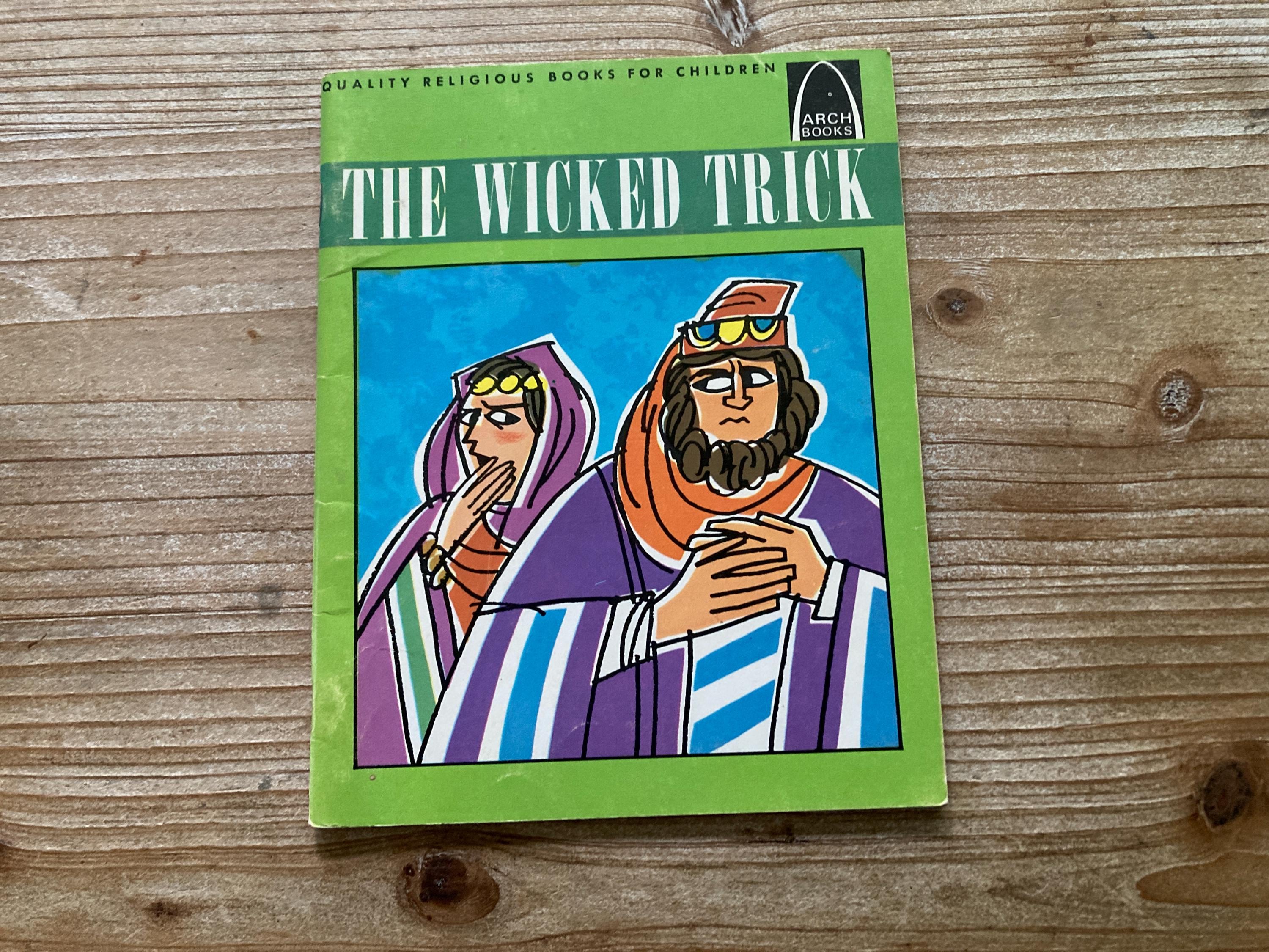 The Wicked Trick, Yvonne Holloway McCall, Vaccaro Associates, Arch Books, 1972, Vintage Kids Book