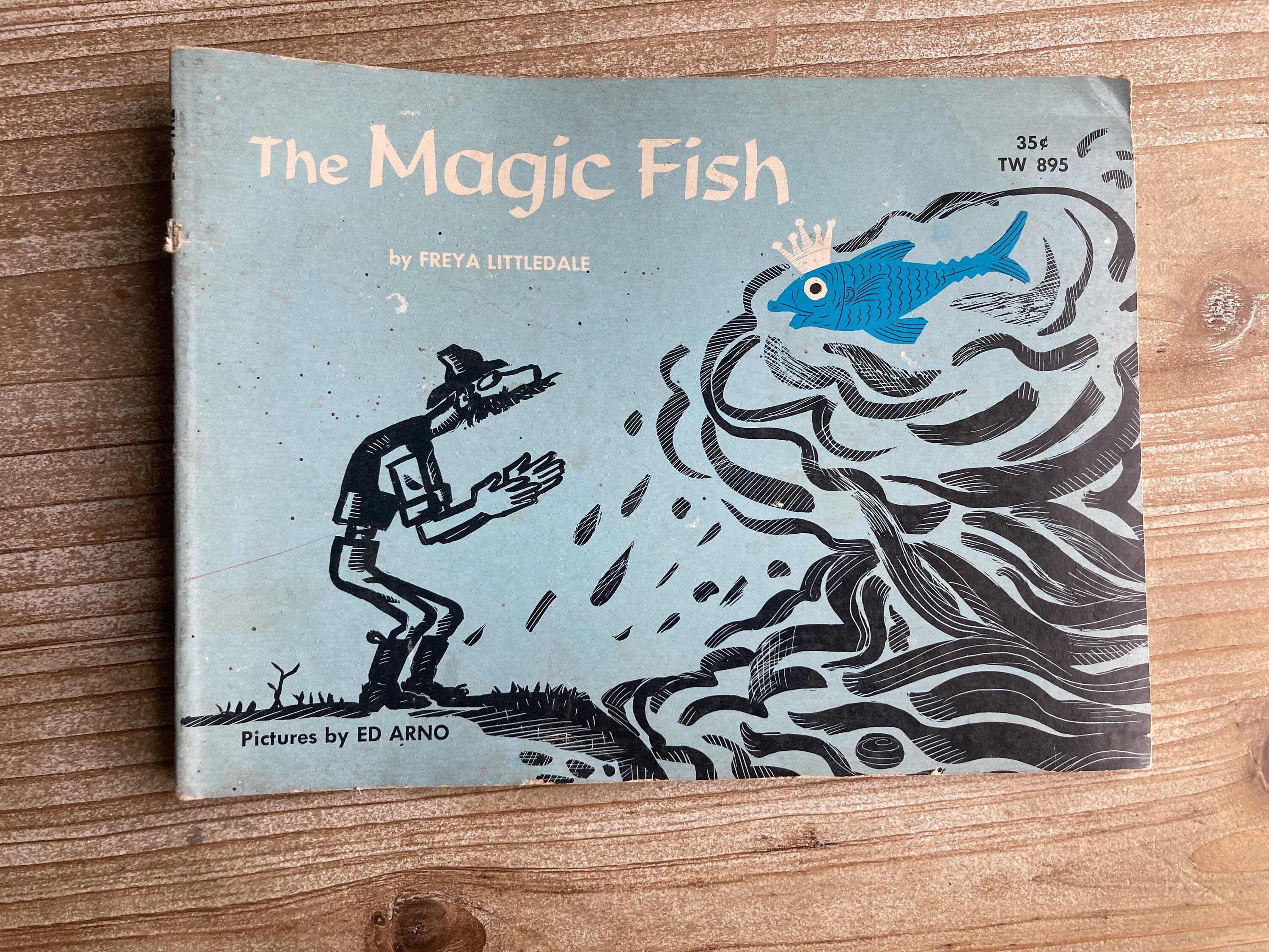 The Magic Fish the Fisherman and His Wife First Printing Freya
