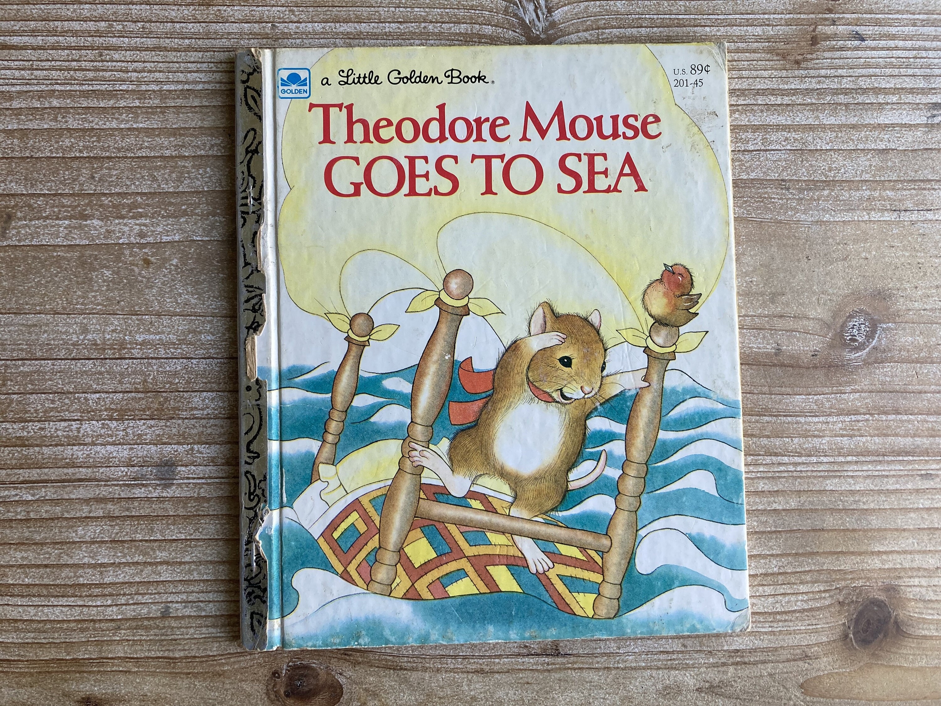 Theodore Mouse Goes to Sea * A Little Golden Book * Michaela