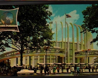 Ford Rotunda * New York World's Fair 1964-1965 * Vintage Souvenir Postcard