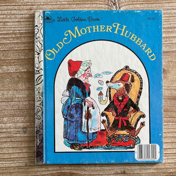 Old Mother Hubbard * A Little Golden Book * Aurelius Battaglia * Western Publishing * 1970 * Vintage Kids Book