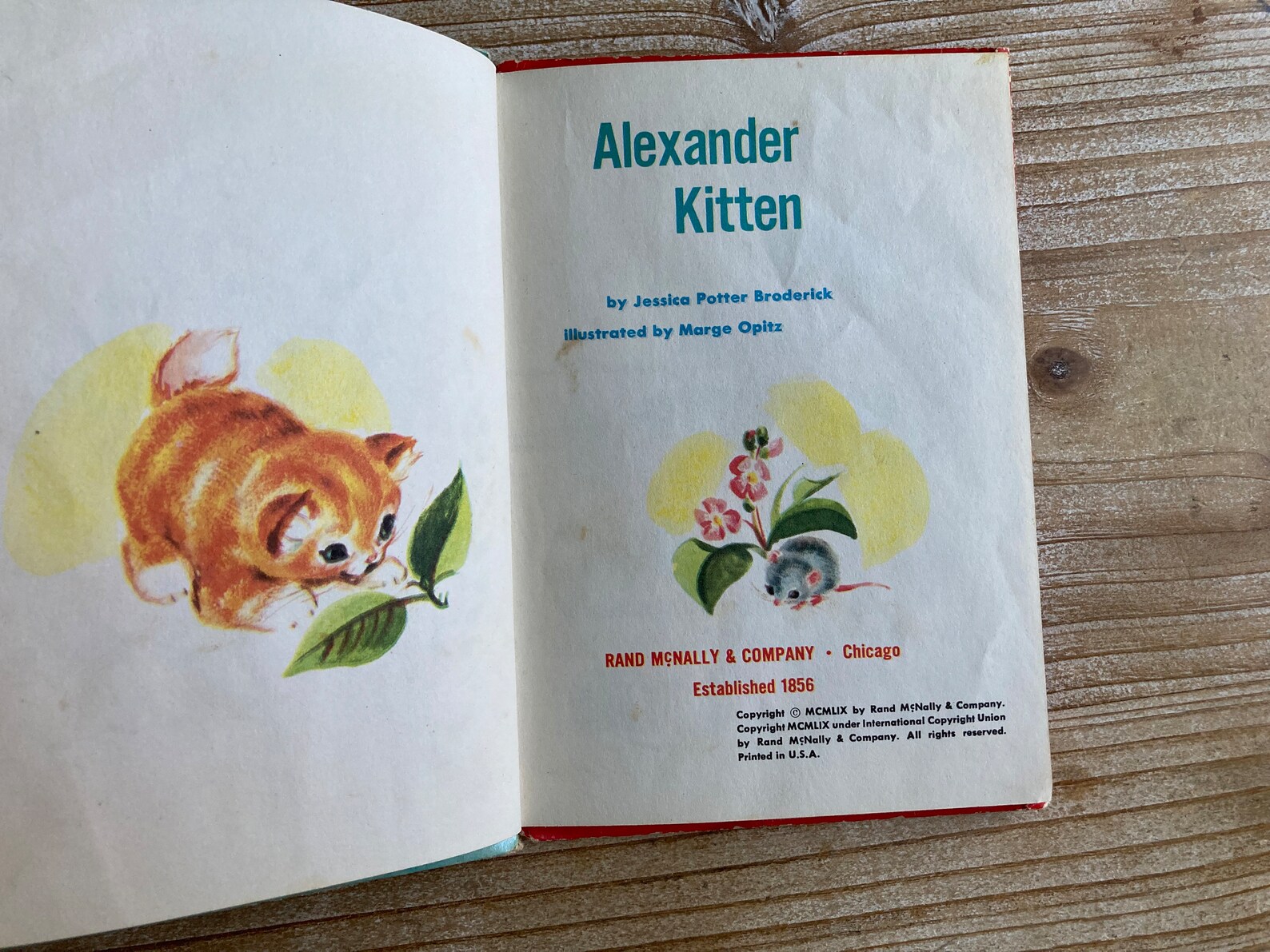 Alexander Kitten * Junior Elf Book * Jessica Potter Broderick * Marge ...