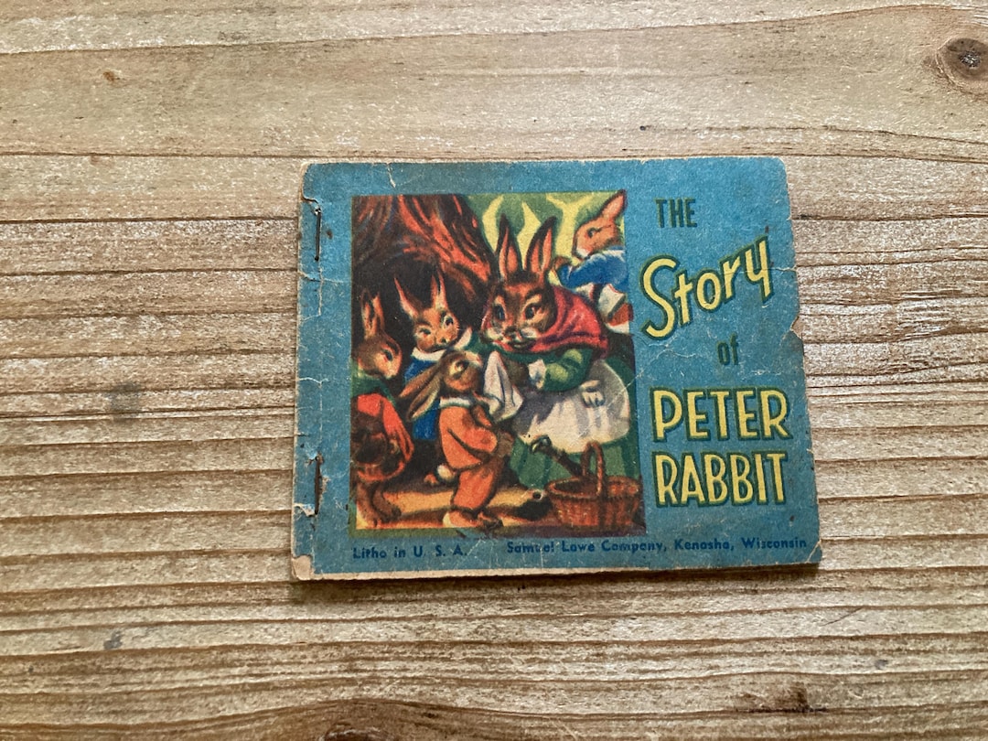 Peter Rabbit Sam The Story of Peter Rabbit, Samuel Lowe Company, 1940s, Vintage Kids ...