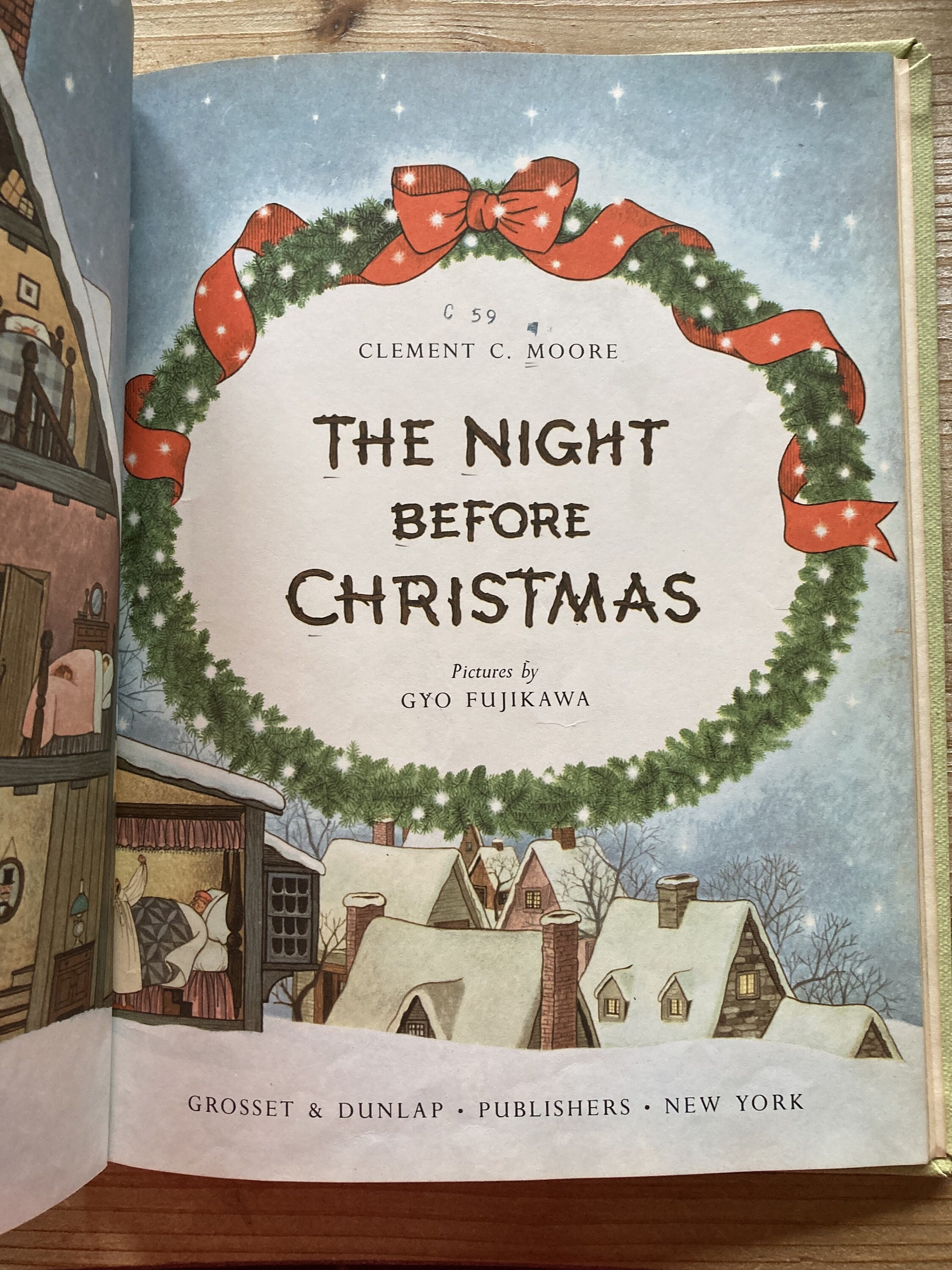 The Night Before Christmas Signed First Edition Gyo Fujikawa The Night Before Christmas Signed First Edition Gyo Fujikawa