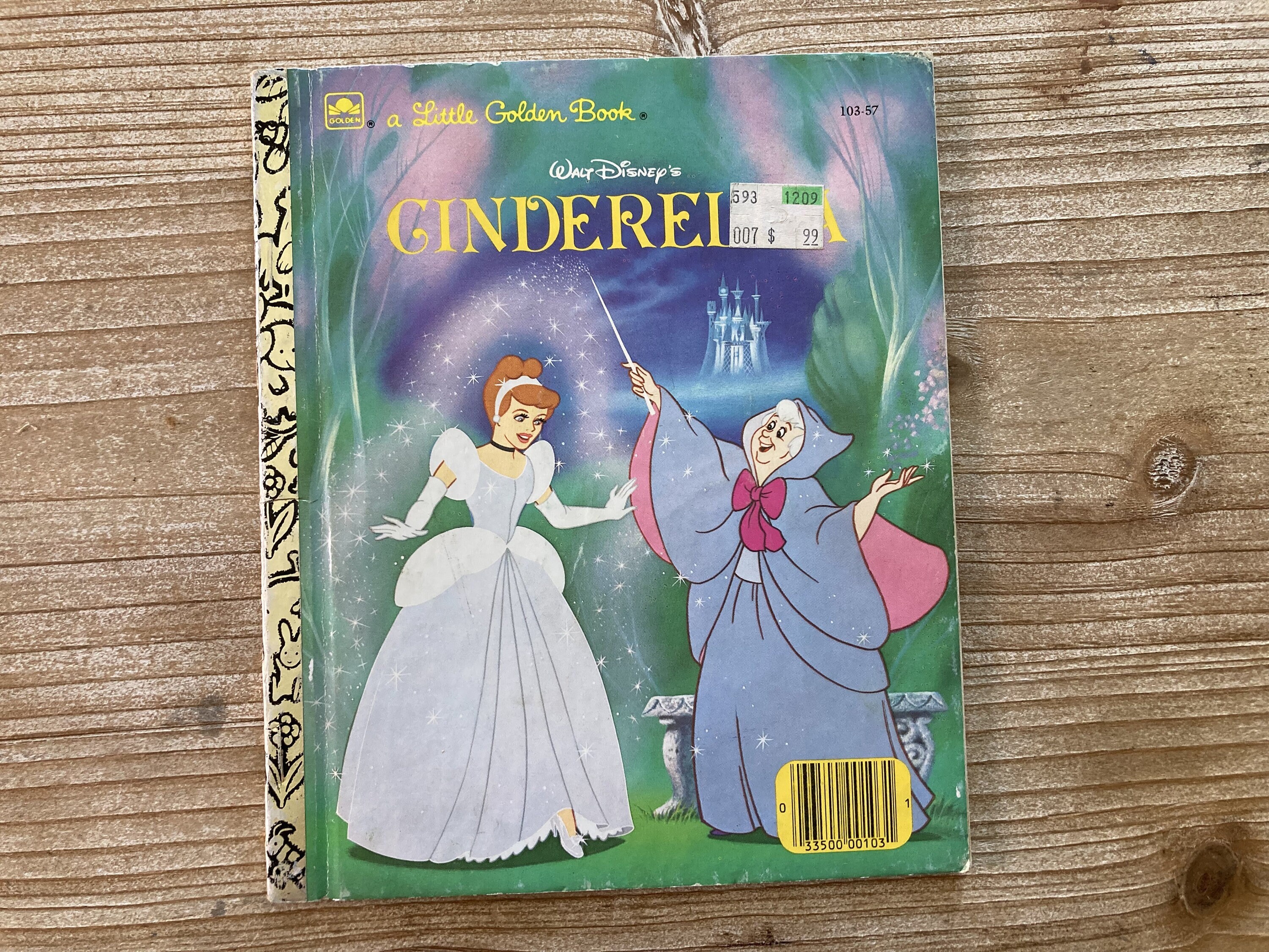 Walt Disney's Cinderella * A Little Golden Book * Western