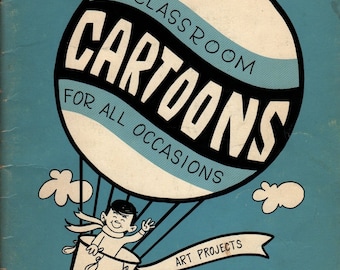 Classroom Cartoons For All Occasions * Jerome C. Brown * 1986 * Vintage Educational Book
