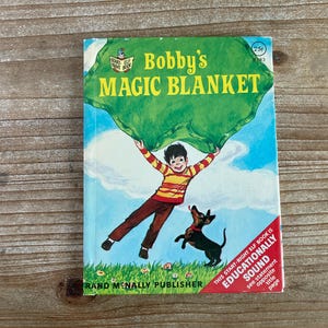 Bobby&#39;s Magic Blanket, A Rand McNally Start Right Elf Book, Helen Frances Stanley, Haris Petie, Rand McNally, 1973, Vintage Kids Book