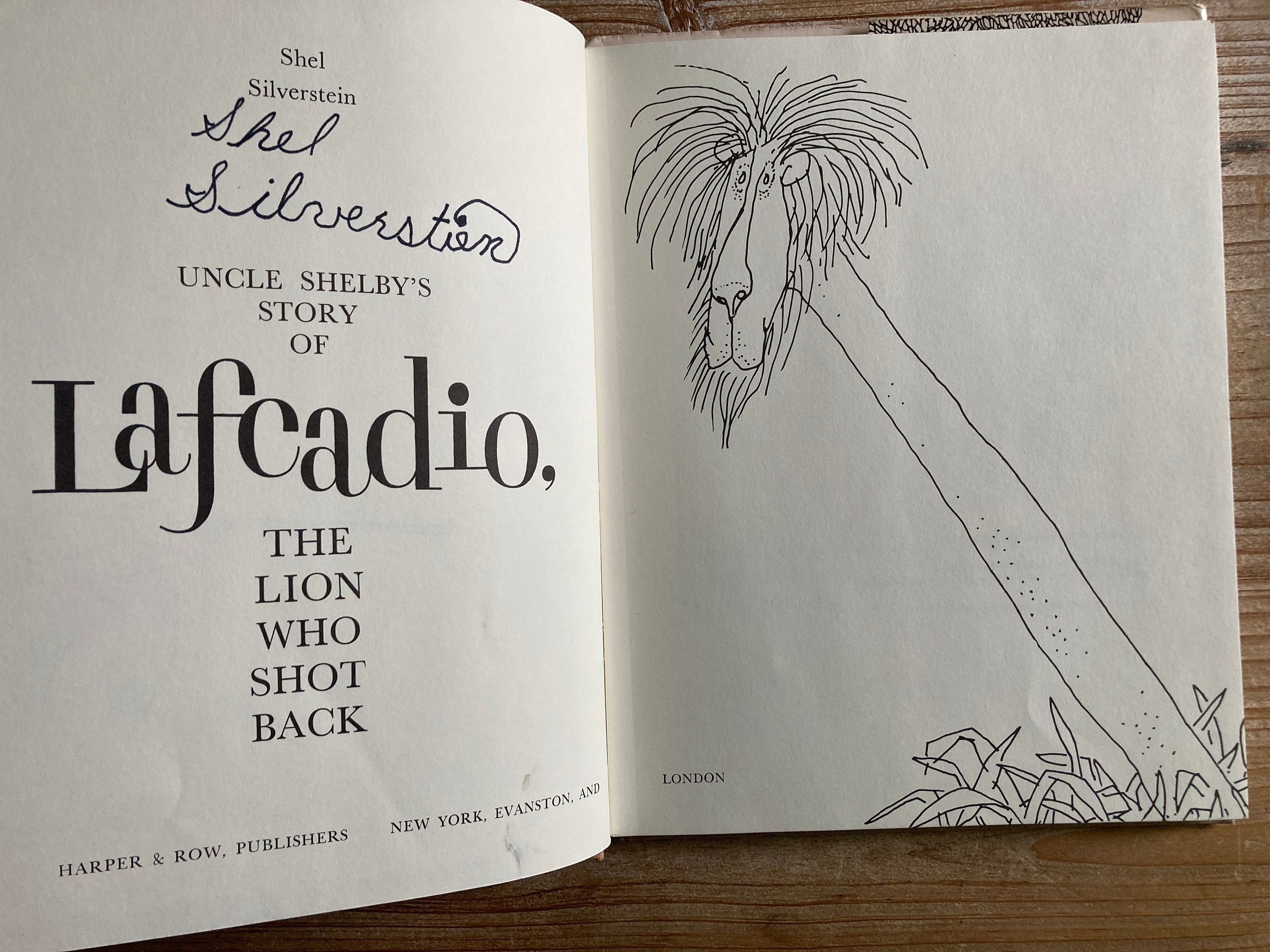 Lafcadio * the Lion Who Shot Back * Shel Silverstein