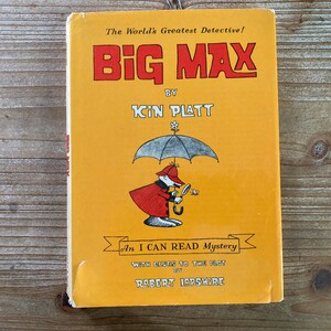 Big Max, An I Can Read Mystery, Kin Platt, Robert Lopshire, Harper & Row, 1965, Vintage Kids Book