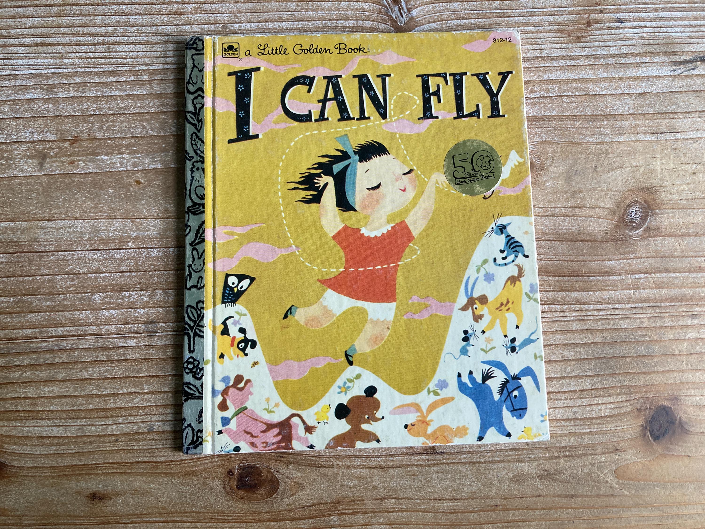 I Can Fly, A Little Golden Book, Ruth Krauss, Mary Blair, Western