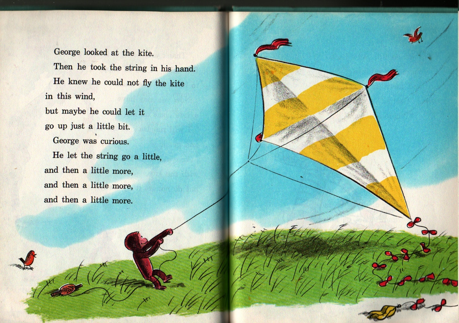 Curious George Flies a Kite by Margret Rey Curious George Flies a Kite by Margret Rey
