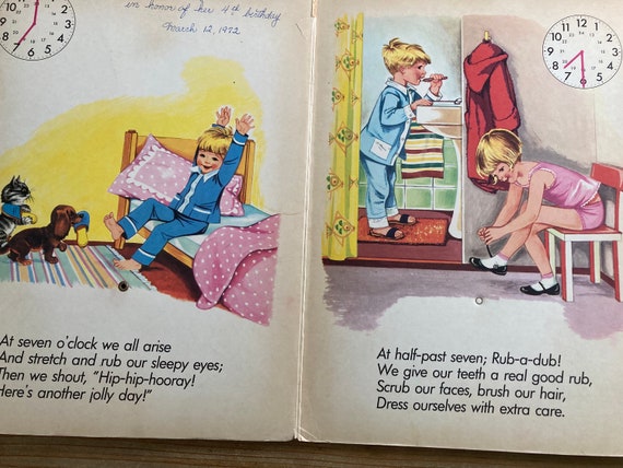 Tick-tock All Round the Clock * Brimax Books * 1970s