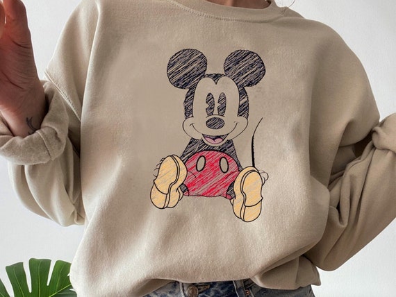 mickey sweatshirt women's
