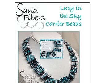 Lucy in the Sky Carrier Beads -  A Sand Fibers For Personal/Commercial Use PDF Pattern