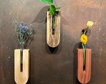 Handmade Solid Hardwood Hanging Propagation Station