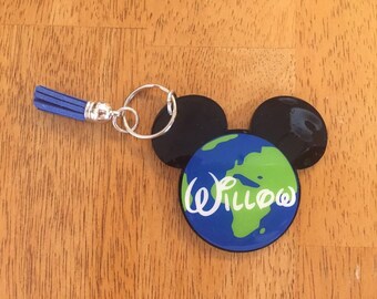 Personalized World's Bag Tag Keychain Cheer Competition